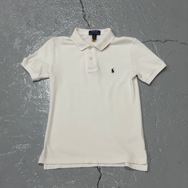 폴로 랄프로렌(PoloRalphLauren) 화이트 pk 셔츠 카라티