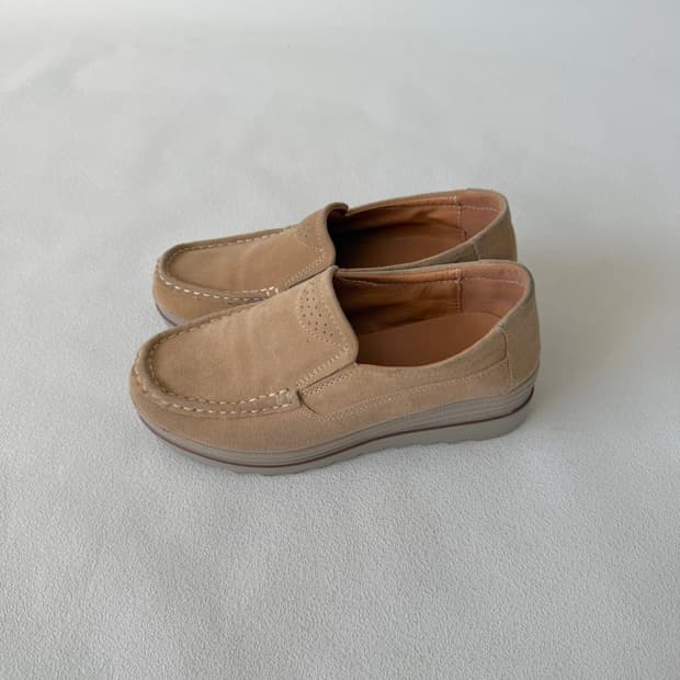 [245]Pre owned 스웨이드 모카슈즈