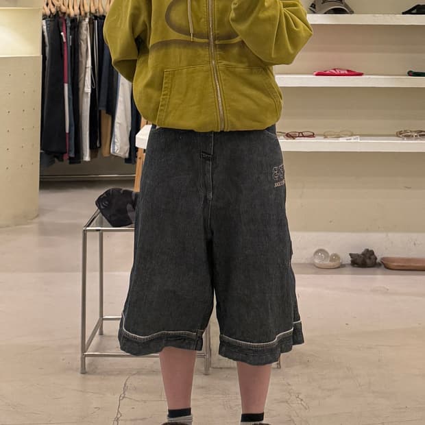 트리플파이브소울 데님 카고 하프팬츠 U1589