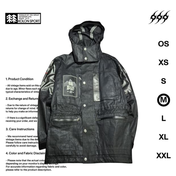 코오롱스포츠 10s 40주년 기념 95사이즈 후드 자켓