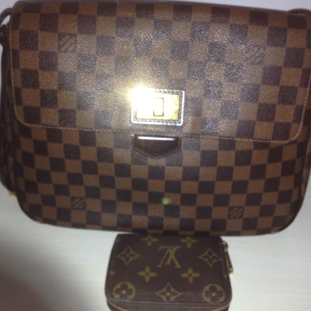 루이비통 다미에 숄더백+모노그램 지갑 (정품)