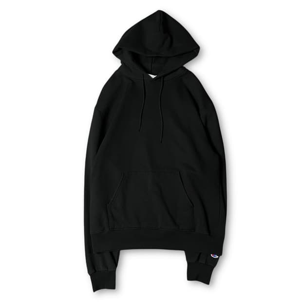 챔피온 블랙 후드티 M