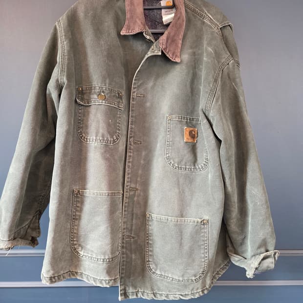 칼하트 워크자켓 ㅡ 올리브