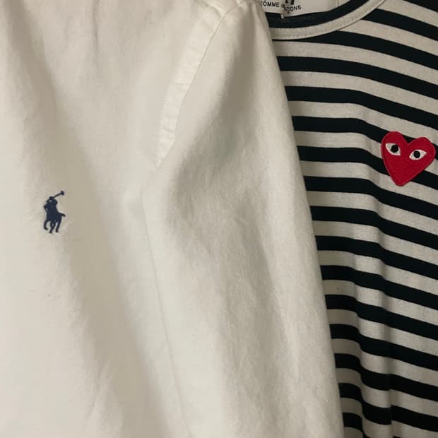 폴로 랄프로렌 꼼데가르송 교환하실부운~