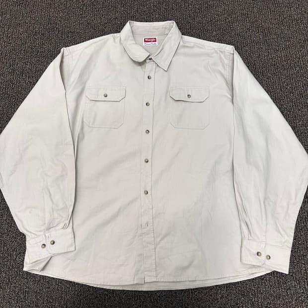 Wrangler 랭글러 투포켓 워크웨어 셔츠 아이보리 3XL