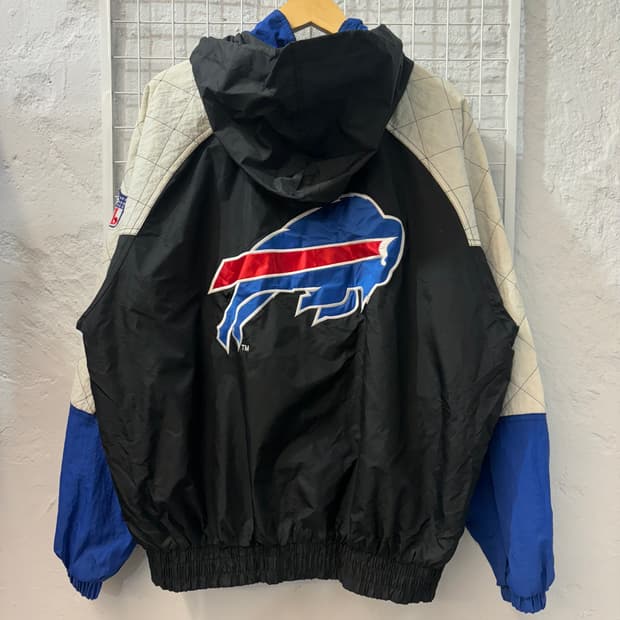 스타터 X NFL 90s 올드스쿨 버팔로 빌스 바람막이 L