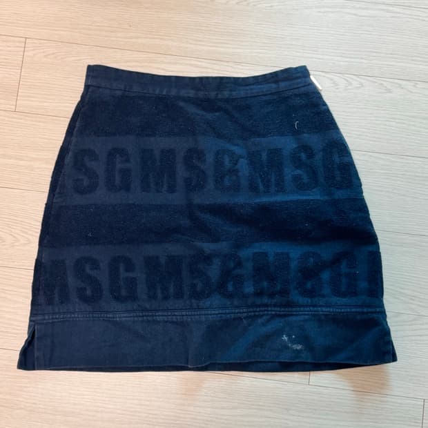 MSGM 타올테리 스커트