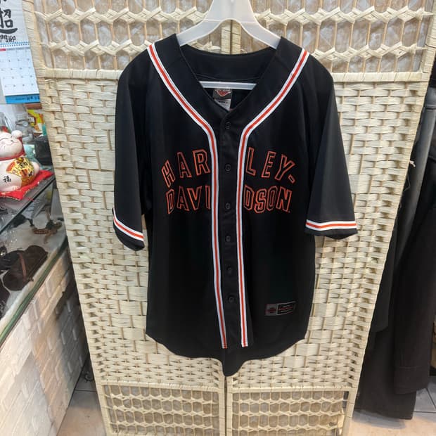 100-105 정품 할리데이비슨 베이스볼 저지 셔츠 팝니다