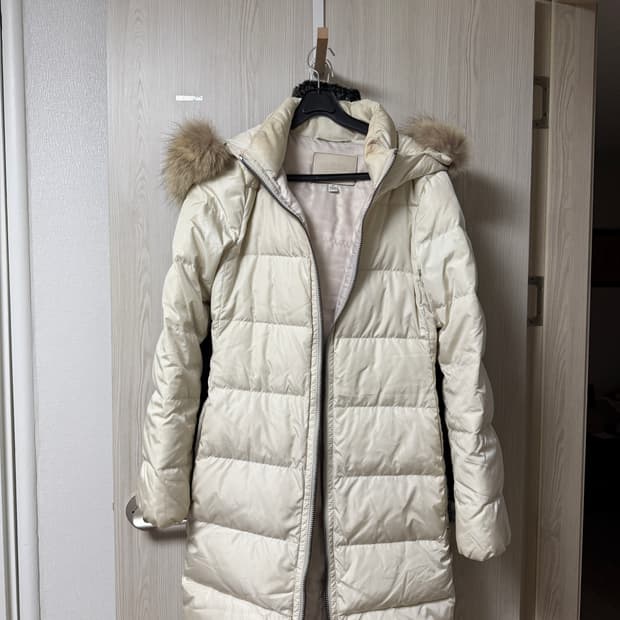 코치 오리털 롱패딩