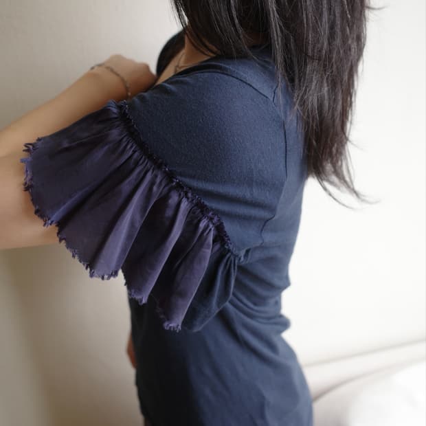 Sacai luck frill T-shirt