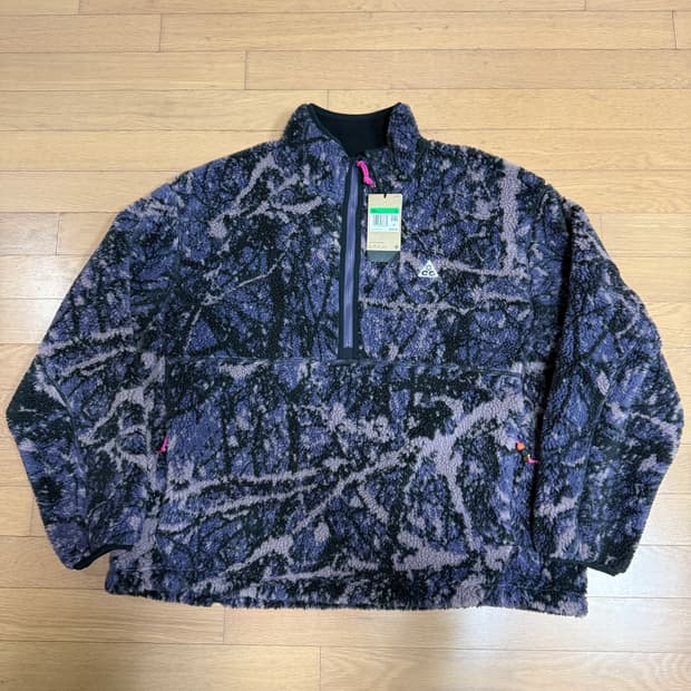 [XL] 나이키 acg 캔웰 글레이셔 써마핏 adv 하프 집 탑