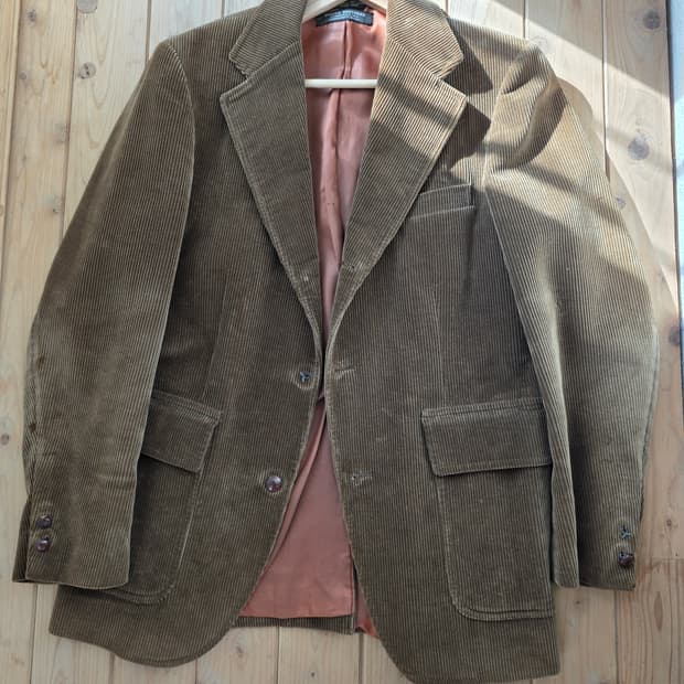 60s 빈티지 브룩스브라더스 코듀로이 골덴 블레이저 40R 70s 폴로 