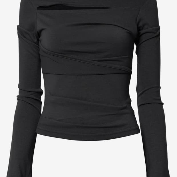 플레어업 롱슬리브 블랙 