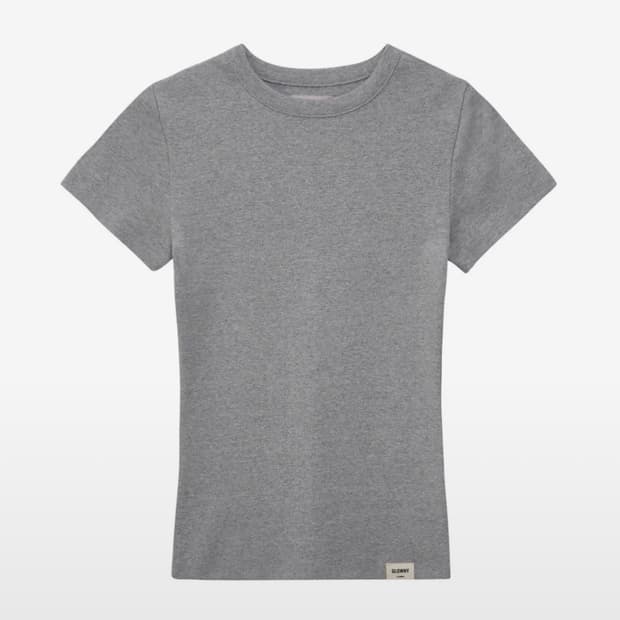 글로니 g classic fitted tee 클래식 피티드 반팔티 그레이