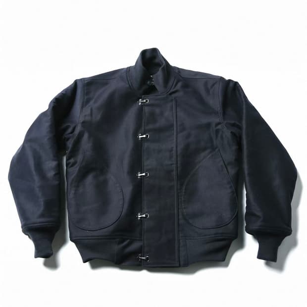 [44, XXL] 브론슨 덱후크 네이비 USN 자켓 새상품