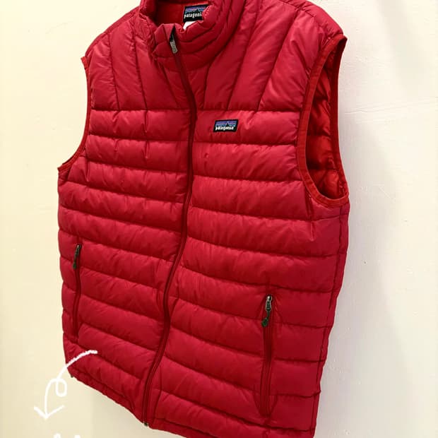 파타고니아 경량 패딩조끼 맨즈 M