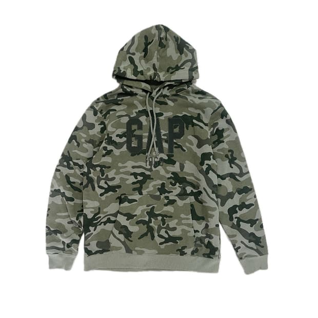 갭 카모 기모 후드