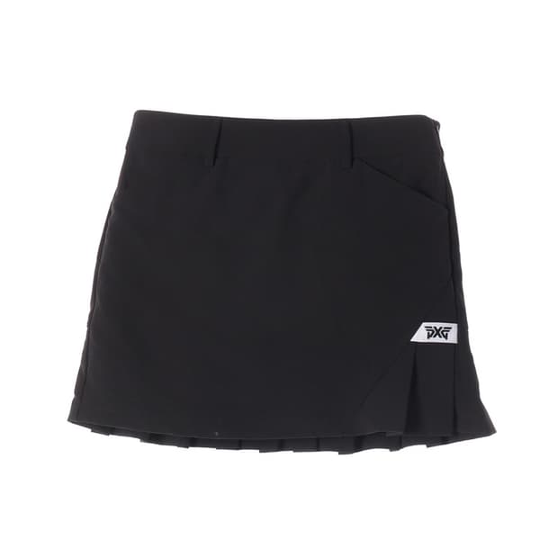 PXG 블랙 플리츠 골프 스커트 큐롯