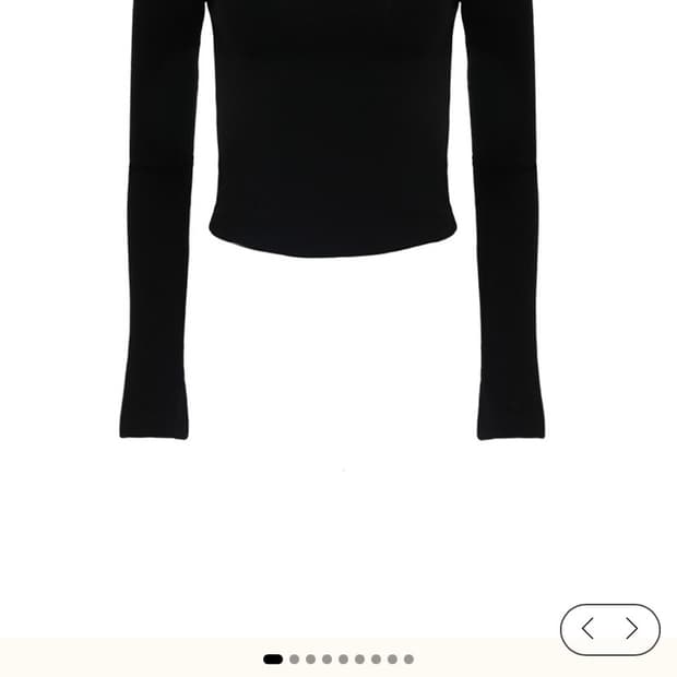 오드원아웃 프릴 오프숄더 탑 블랙