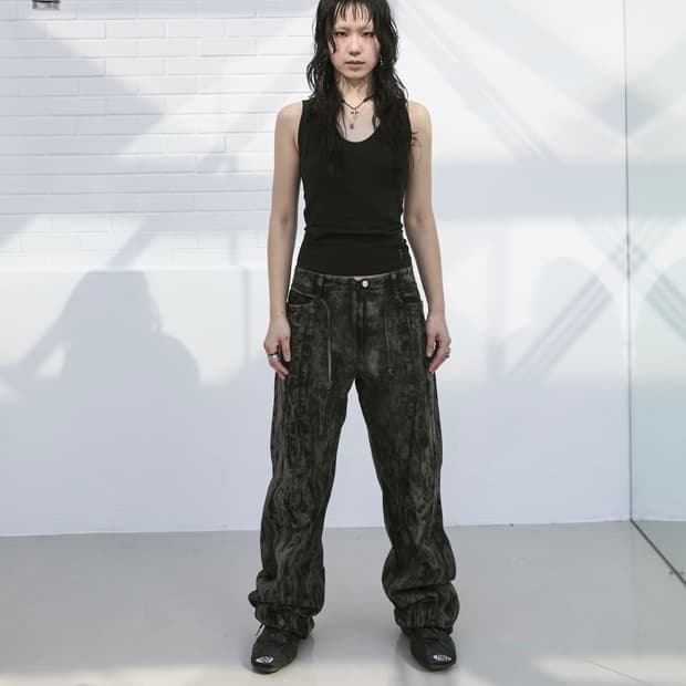 [M] 코스트 퍼 킬로 COCOON DENIM PANTS GREY