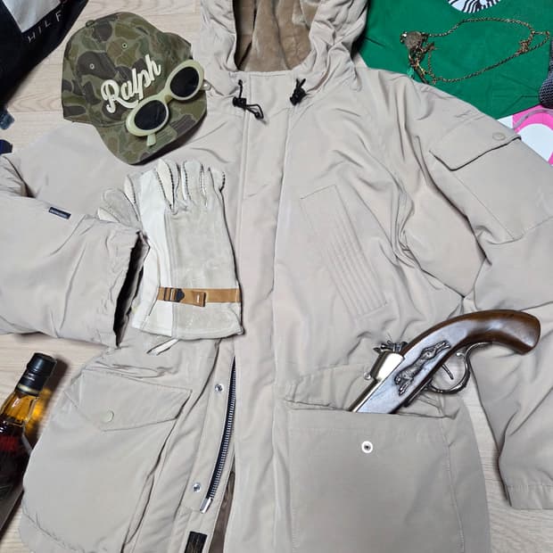 UNIFORM BRIDGE 오리털 패딩 다운 자켓 