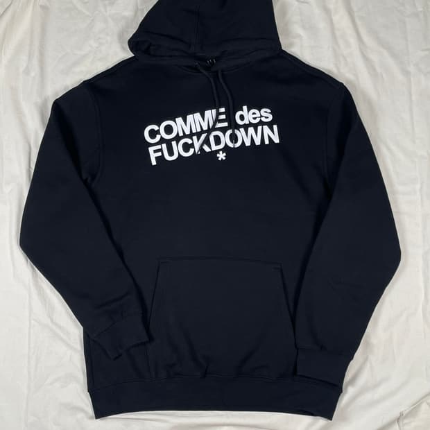Comme des Fuck Down 후드