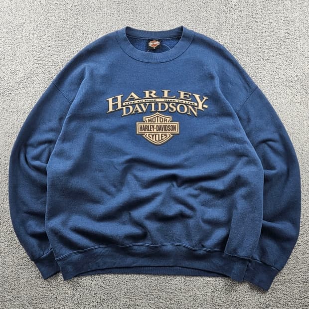 할리데이비슨 맥마흔스 비버폴스 맨투맨 스웻 셔츠 ( XL )/ 10936