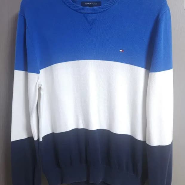 타미힐피거 컬러블록 니트티, SP