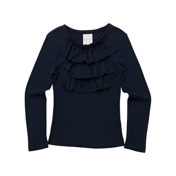Ray Beams tiered ruffle top