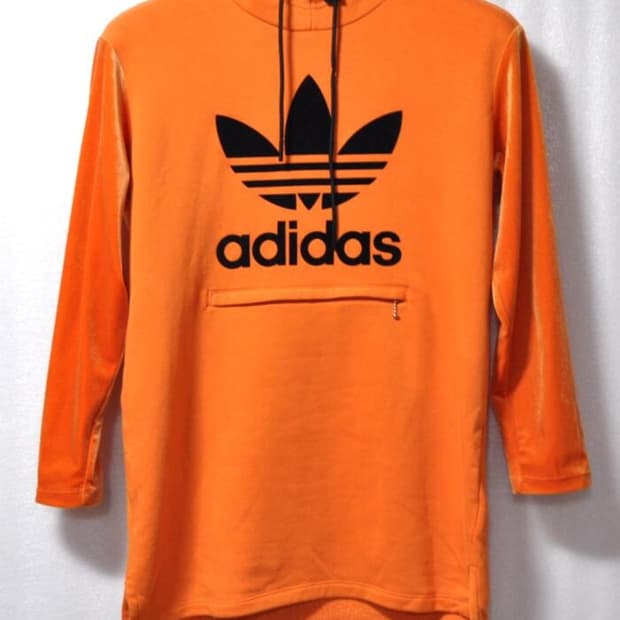 아디다스/여성롱후드긴팔티(사이즈66)