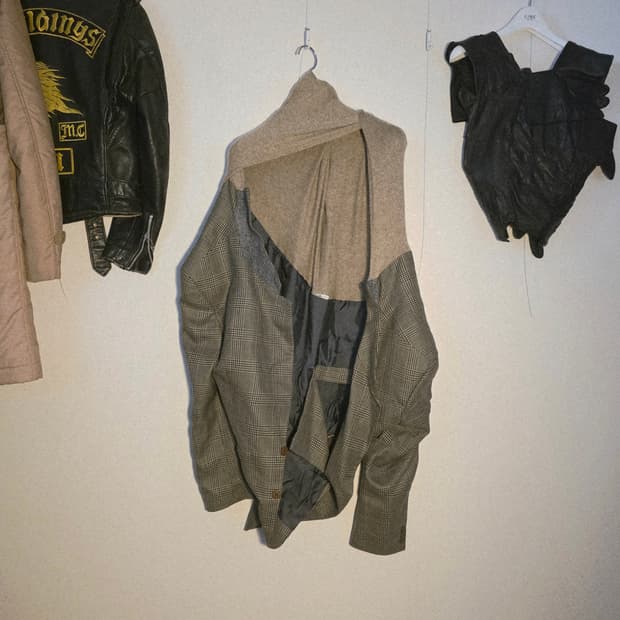 BLESS N°78 Sakko Materialmix wool jacket