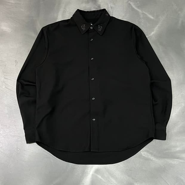  하레 플라워 자수 셔츠 y16185