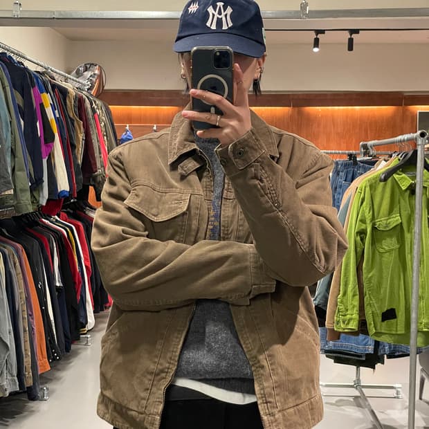 빈티지 코듀로이 쉐르파 자켓