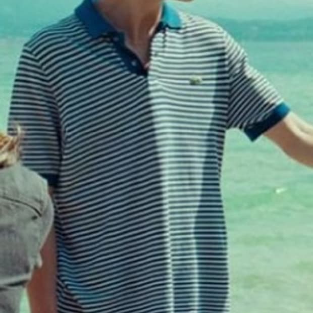 라코스테 스트라이프 카라 티셔츠 구매합니다