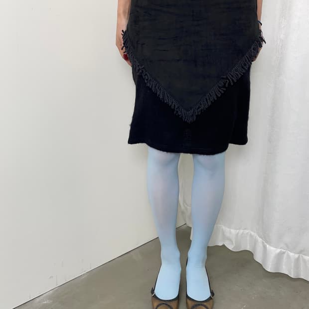 Vintage 프린지 스커트