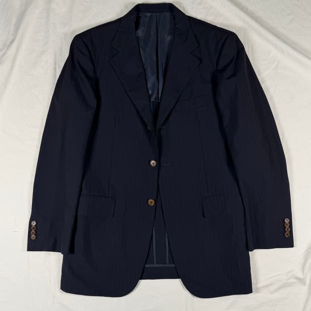 로로피아나 원단 스트라이프 정장 자켓