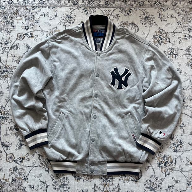wws 뉴욕양키즈 코튼 바시티 자켓
