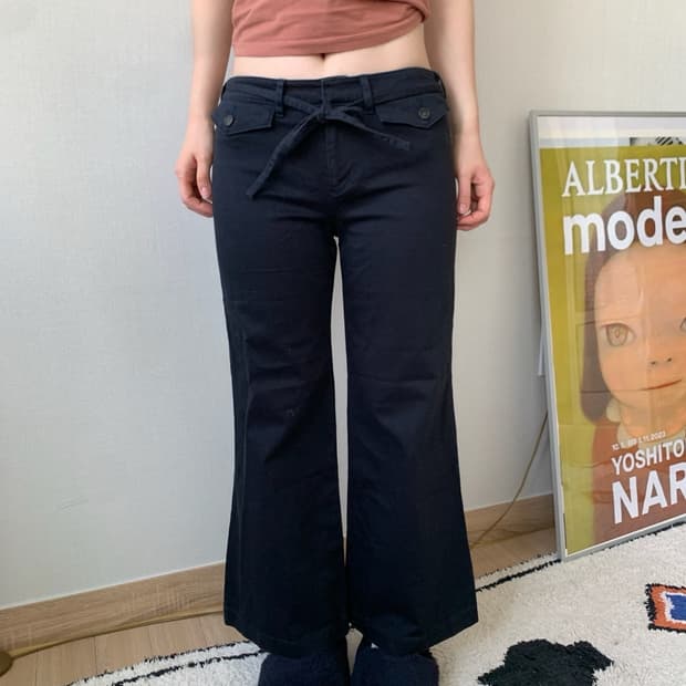 vintage cotton ribbon pants