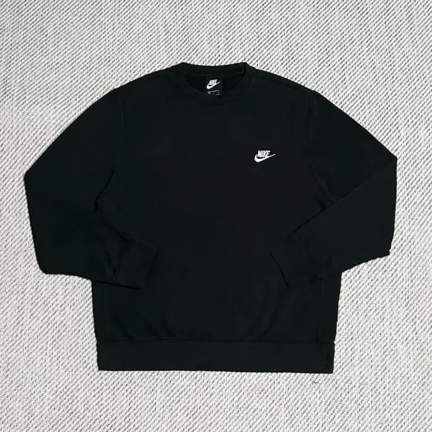 [XL] Nike 나이키 베이직 퓨츄라 블랙 라운드 맨투맨