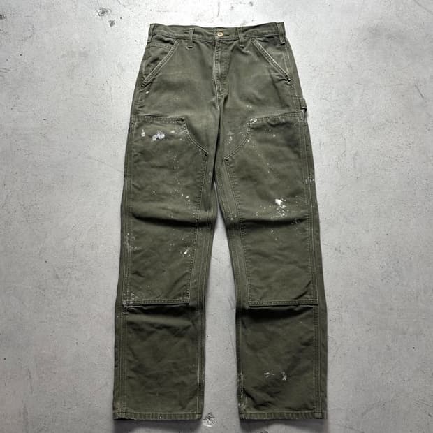 Carhartt  OG 빈티지 칼하트 더블니 팬츠 칼하트 MOS 모스그린