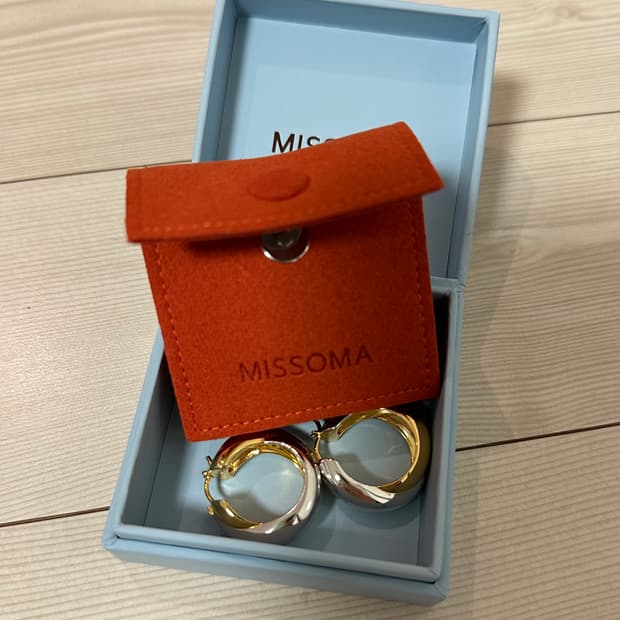 Missoma 금은장 귀걸이 새상품