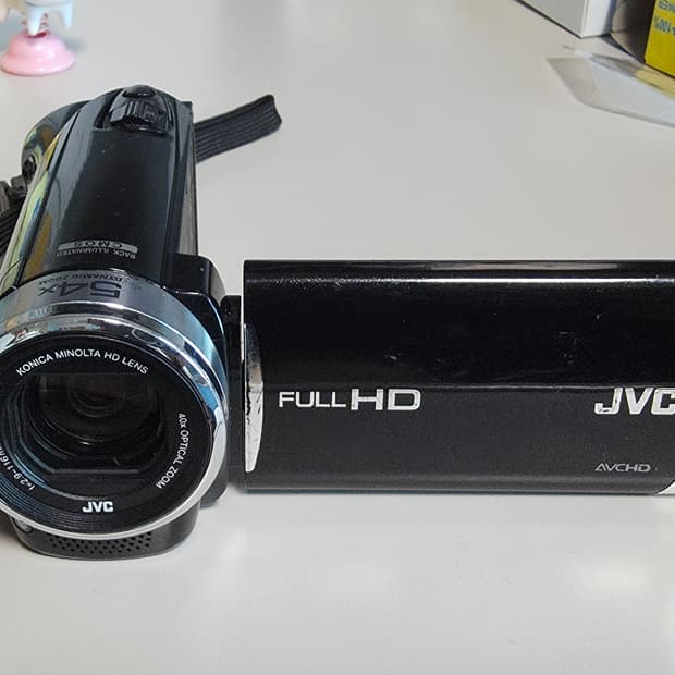 JVC 에버리오 GZ-E265B 빈티지 캠코더(미놀타렌즈)