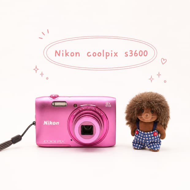 🍑윈터&지젤🌸 Nikon COOLPIX S3600 핑크💗