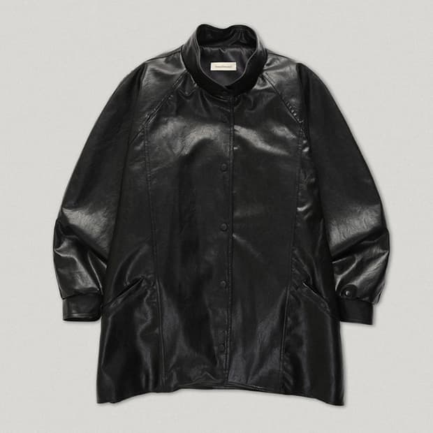 스무드무드 Black Des Prés Leather Jacket
