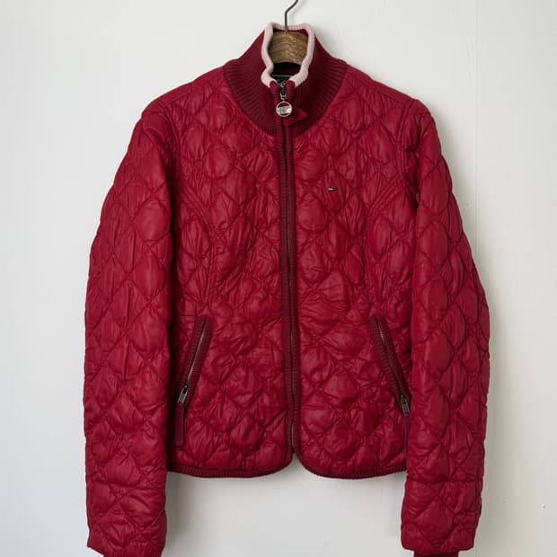 HILFIGER DENIM 퀼팅 푸퍼 자켓