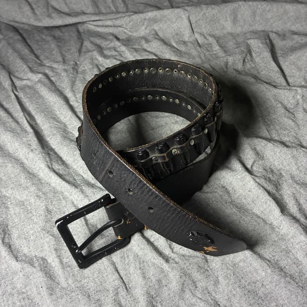 할리데이비슨 총알 스터드 벨트