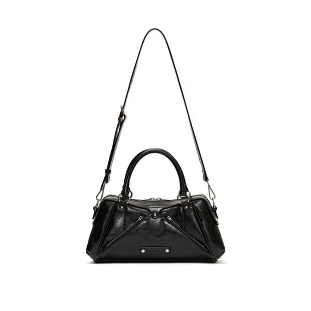 썬번프로젝트 모스백 미니 블랙 FAUX LEATHER MINI M.O.S