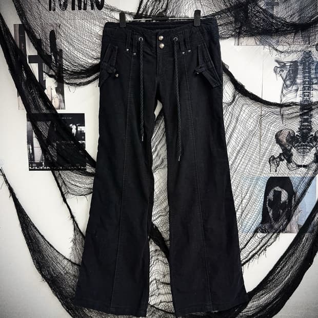 Two button bootscut pants