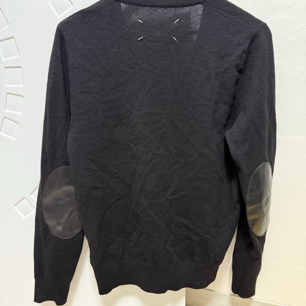 마르지엘라 레더 엘보 가디건 s