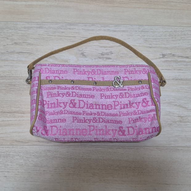 빈티지 핑키앤다이안 갸루 핑크 미니 숄더백 
